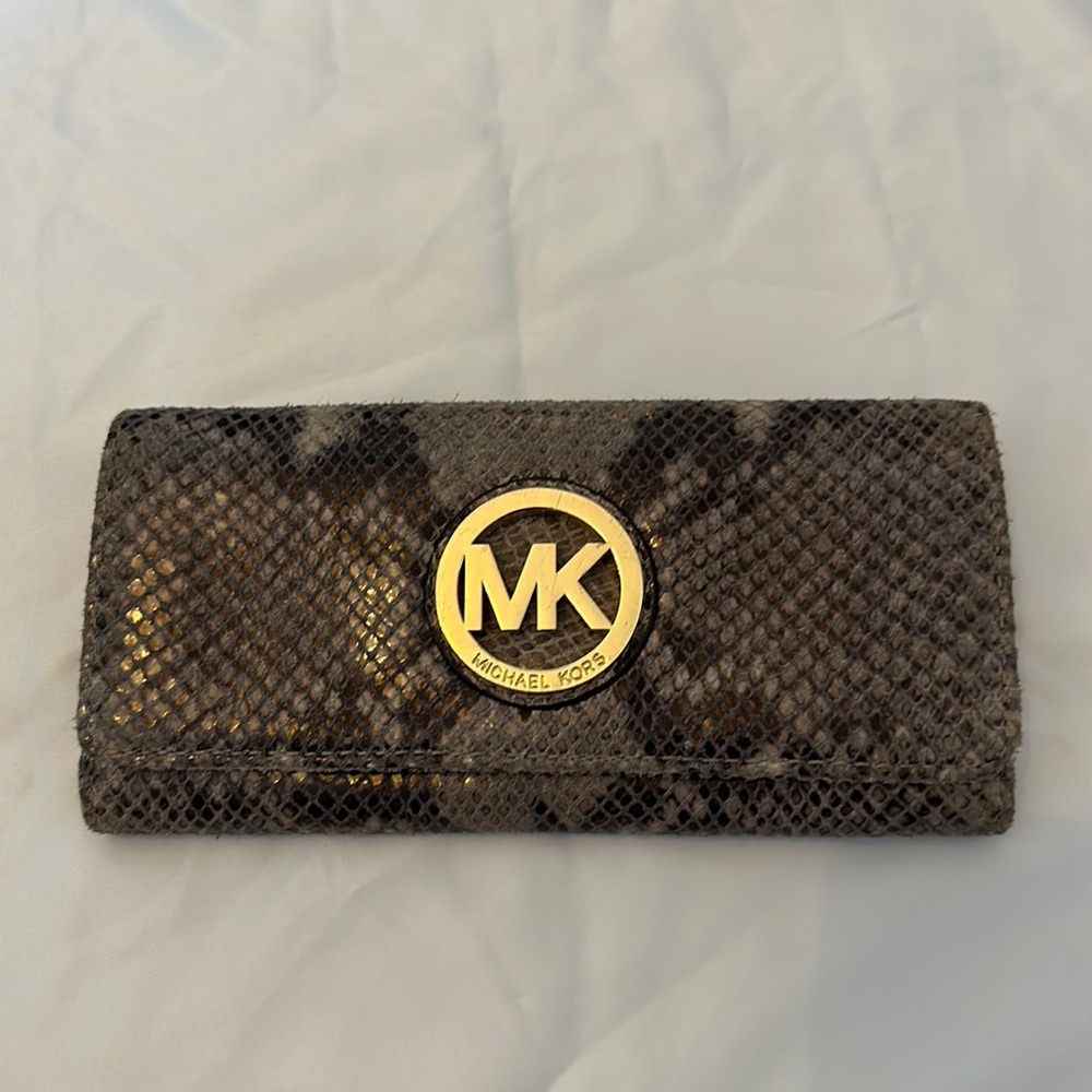 Michael Kors Python wallet
